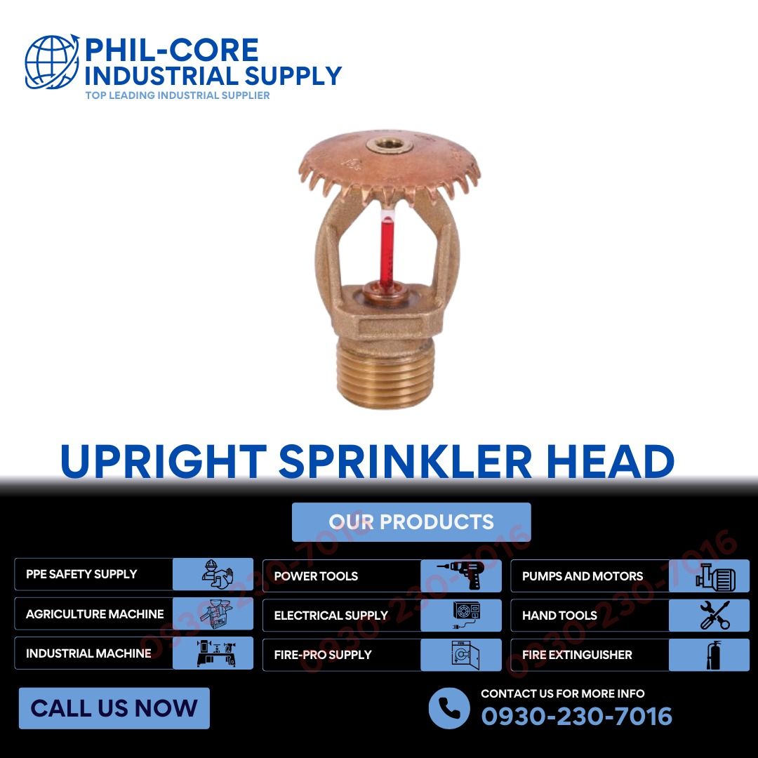 Upright Sprinkler Head, Ceiling-Projected Sprinkler, Automatic Upright ...
