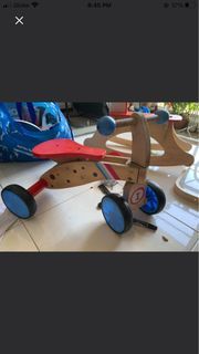 Wooden  stride bike