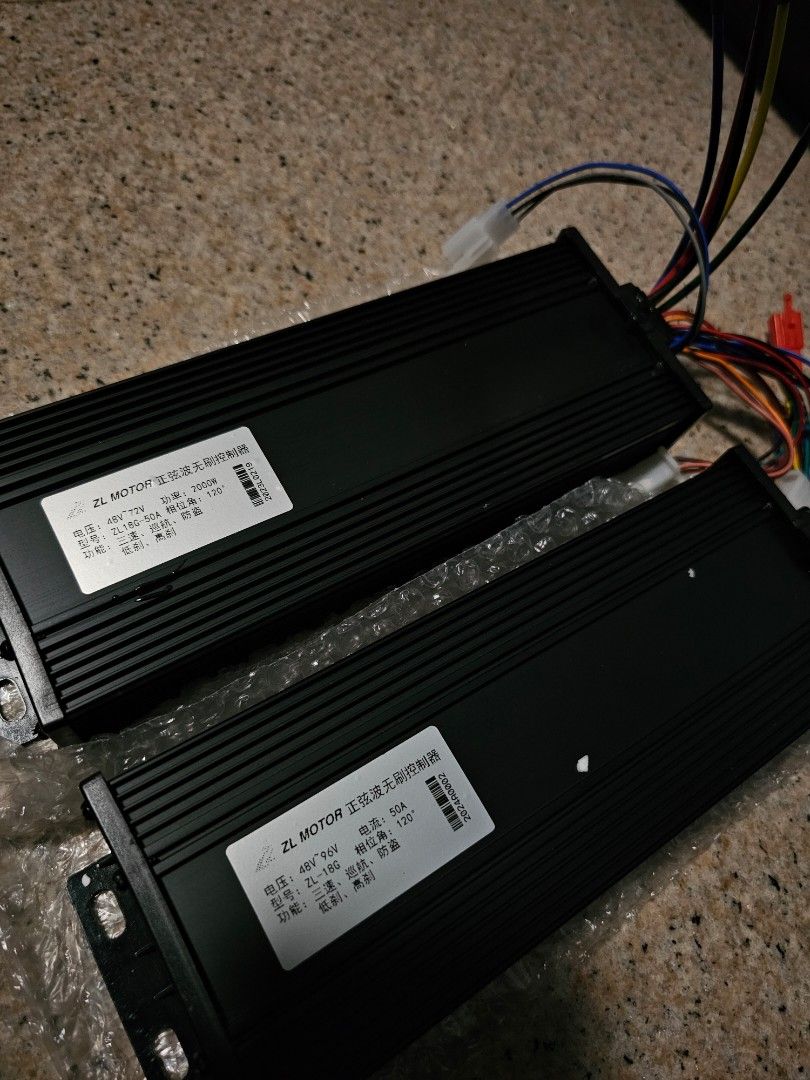 ZL 48v 60v 72v 50A Sine wave controller ebike bluetag escooter suv 7 ...