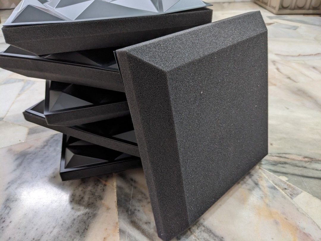 3D Pyramid Shape Acoustic Diffuser Panel, Audio, Other Audio Equipment ...