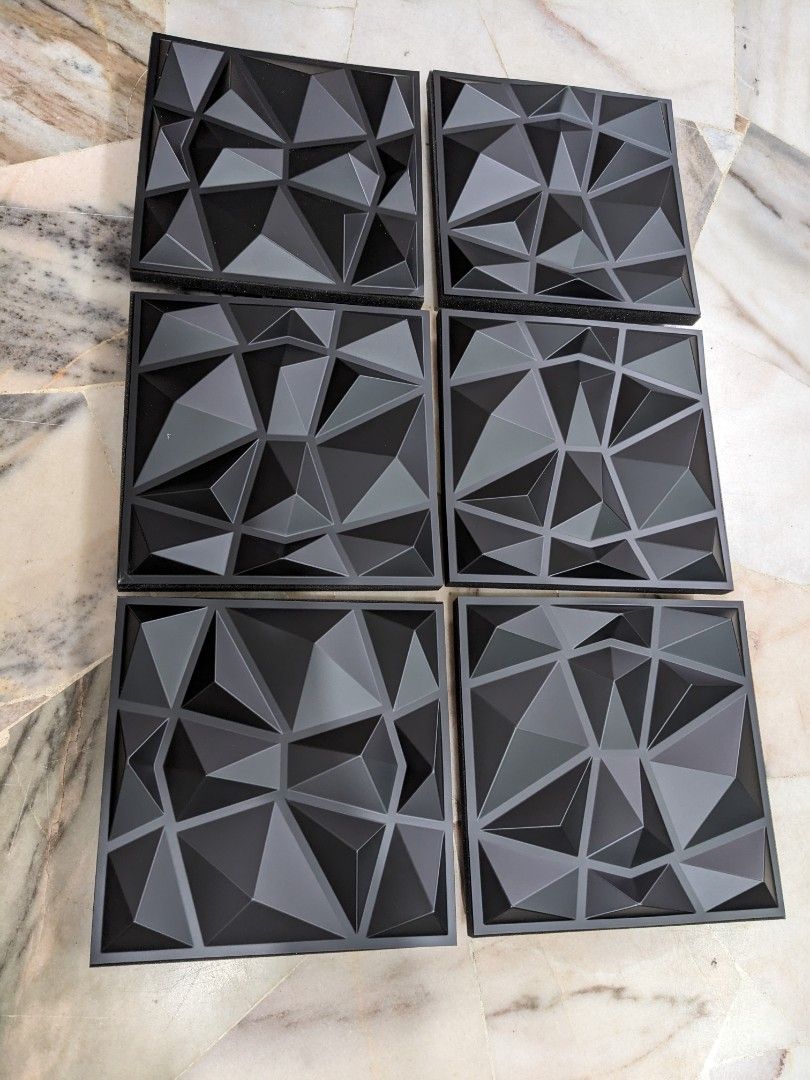 3D Pyramid Shape Acoustic Diffuser Panel, Audio, Other Audio Equipment ...