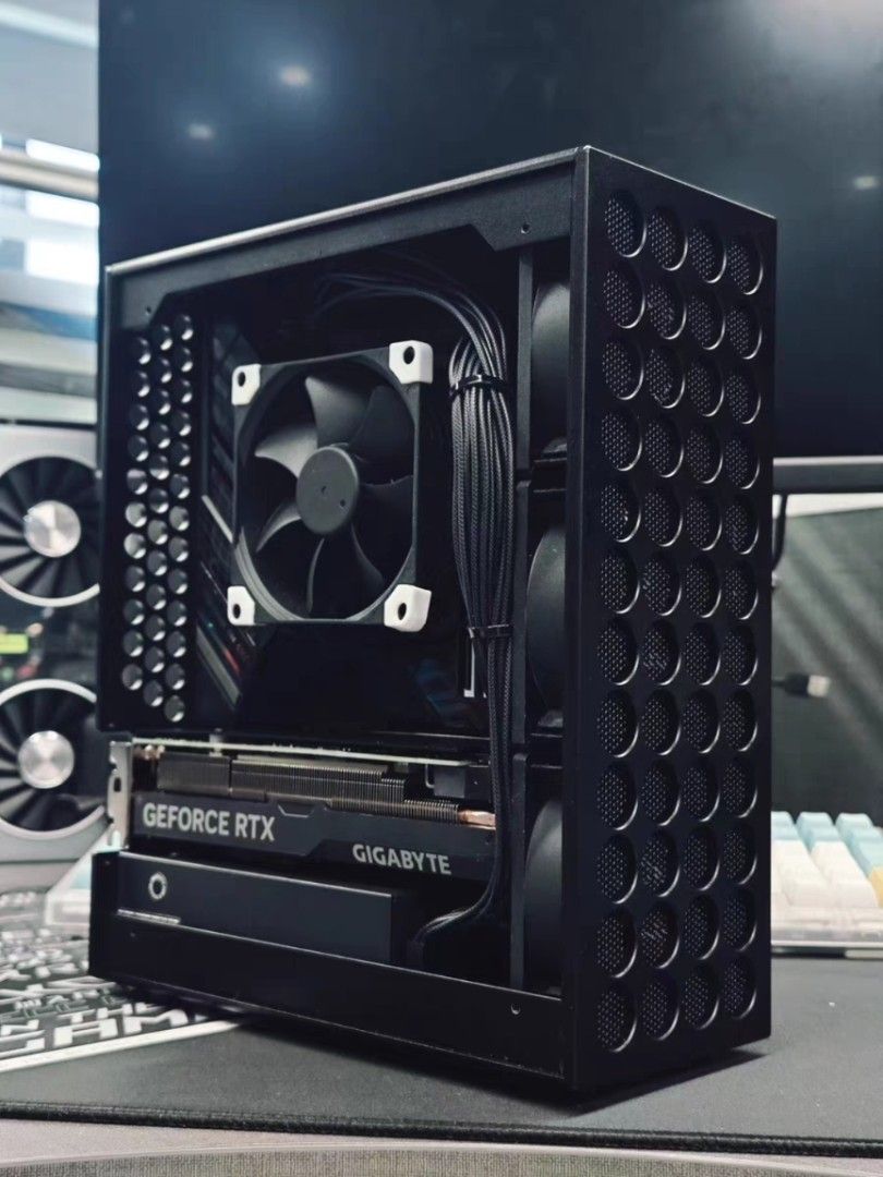 5.6L CNC ITX Case: Captain S V9.1 • Fits RTX 4060 • Gaming PC 