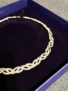 [全新原盒] Swarovski 水晶鍍白金頸鏈all-around Choker64204046448899110