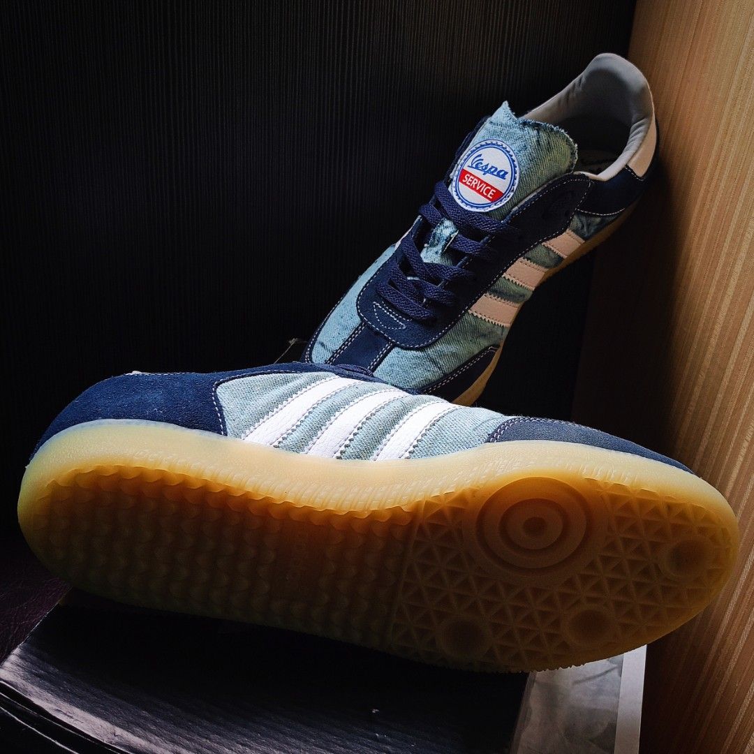 Adidas Samba Scarpe Adidas Vespa ADIDAS VESPA Denim, Fesyen Pria