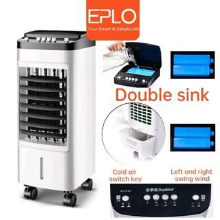 ￼Air Cooler Fan Conditioner Portable Aircon Inverter Electric For Room With Ice Mini Conditioning