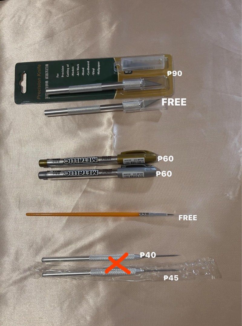 Art & craft Materials / Polymer Clay Tools (Category: Craft Supplies & Tools) located in Cavite. Submitted by mira33396 (Listing ID 1266526352, Image 3). Description: Hi! I’m selling my well kept art & craft tools at very discounted price! All of them are in good condition (like new). Most of them are never been used (impulsive buying lang). With freebies if you purchased above ₱400. Note: I don’t sell to rude buyers. Please no rush buying as wel