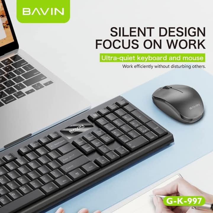 Bavin G-K-997 Wireless Keyboard & Mouse Set Color:Black (Category: Computer Keyboard) located in Manila. Submitted by iliasjen (Listing ID 1357423214, Image 2). Description: .
