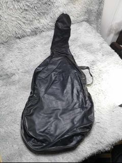 Black Zipper Closure Guitar Bag