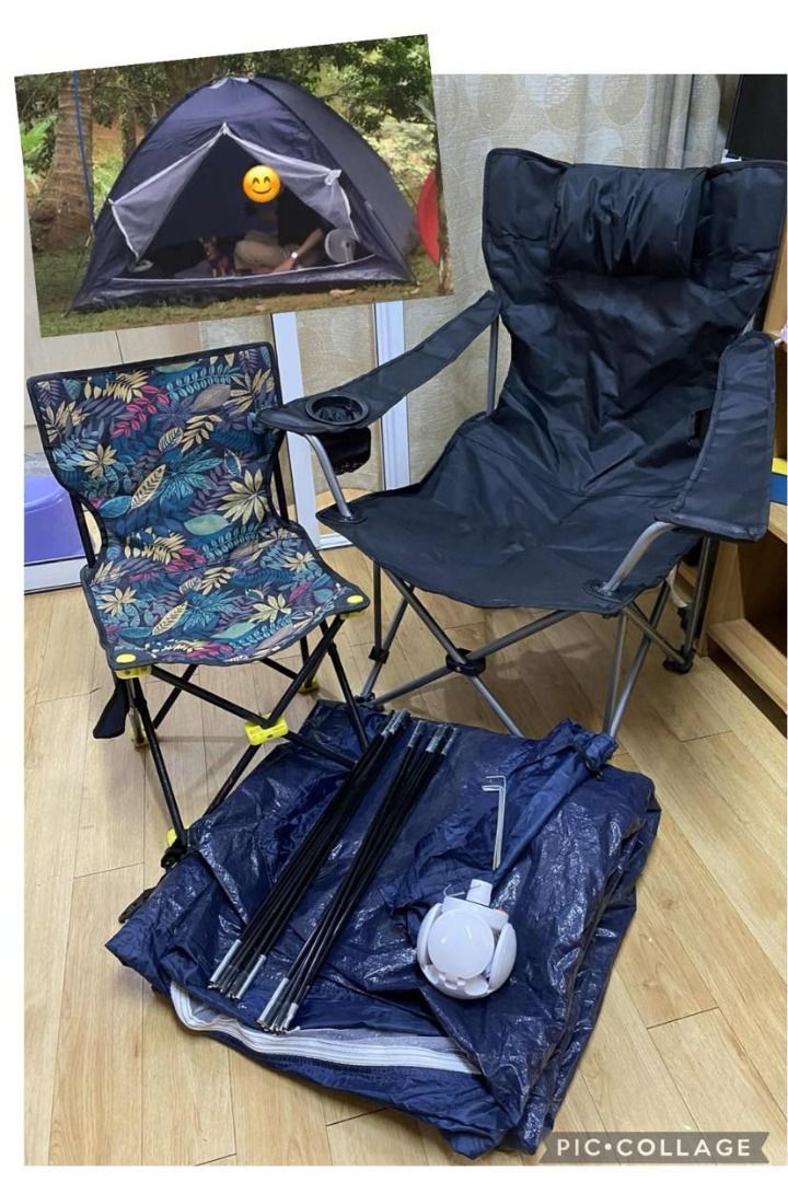 Camping Equipment tent for rent (Category: Outdoor Furniture) located in San Juan City. Submitted by mamonrelato (Listing ID 1357450633, Image 1). Description: Camping Equipments For Rent SET-1 for P600/36hrs-2days&1nyt -Camping Tent 3-4 Persons -2 chairs/ large & small -Chargeable Light SET-2 for 500/36hrs-2days&1nyt -Camping stove w/ 1 butane -Cooking set SET-3 for 400/36hrs-2days&1nyt -Portable grill w/ tongs -1pack charcoal & lighter -bolo Ca