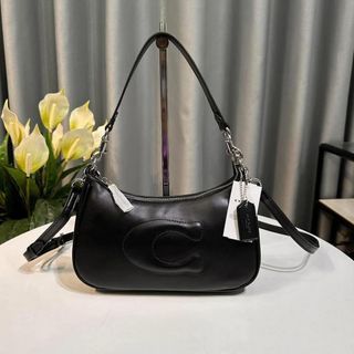 Coach Teri Puff Shoulder Bag in Black
