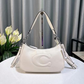 Coach Teri Puff Shoulder Bag in Chalk