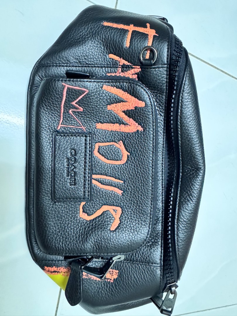 Coach X Jean Michel Basquiat Track Belt Bag, Men's Fashion, Bags, Belt