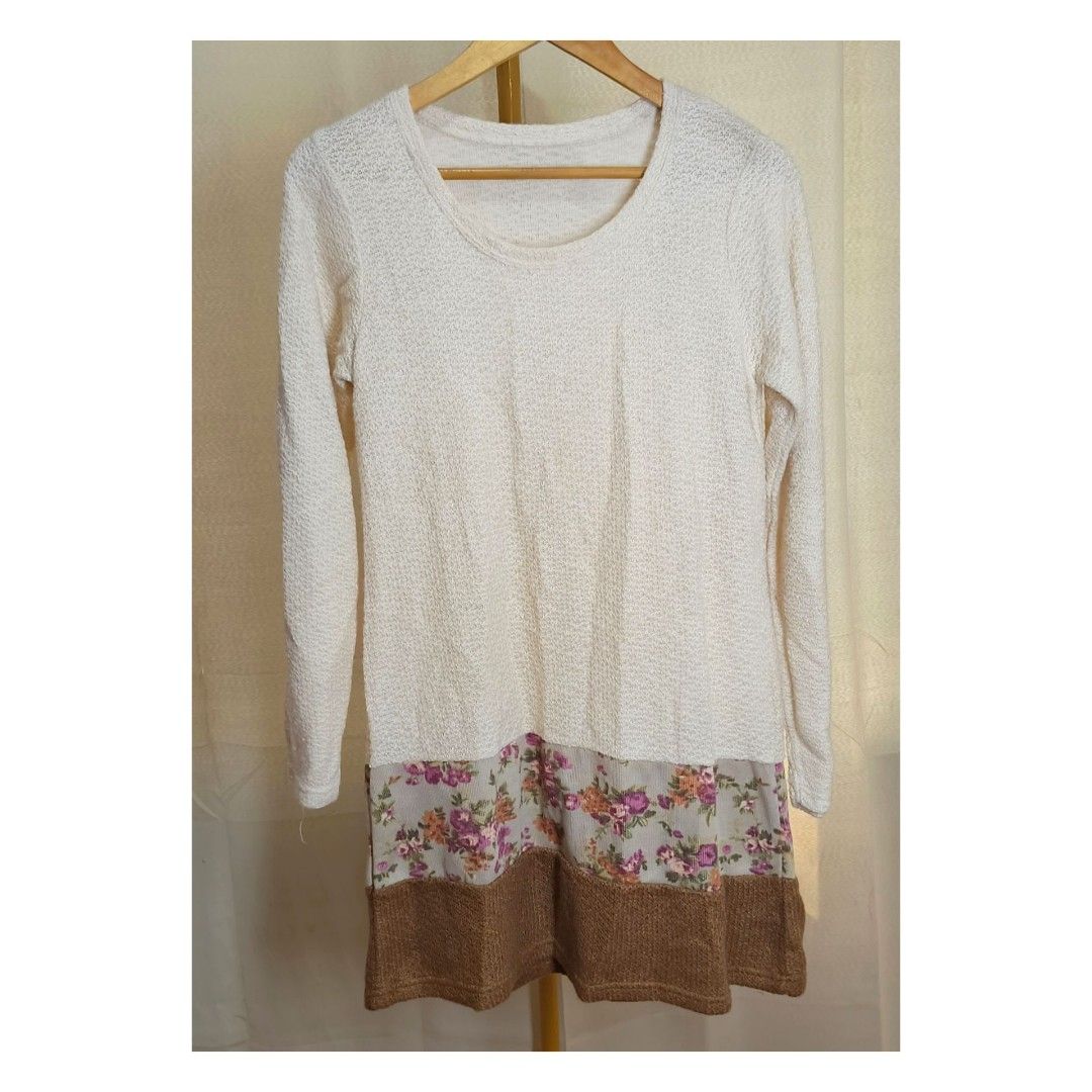 Cream Color Longsleeves Round Neck Top (Category: Longsleeves) located in Manila. Submitted by thrifterstyle (Listing ID 1357440139, Image 1). Description: This is thrifted Very Good Condition Width:16 Inches Length:32 Inches Fits: Upto Semi Large Brand:None Code: LAST PRICE POSTED/2 DAYS RESERVATION SURE BUYER ONLY PLEASE _____________________ Thrifted|Good Condition|Shipping Only _____________________ PLS CHECK PHOTOS FOR ANY FLAWS ____________