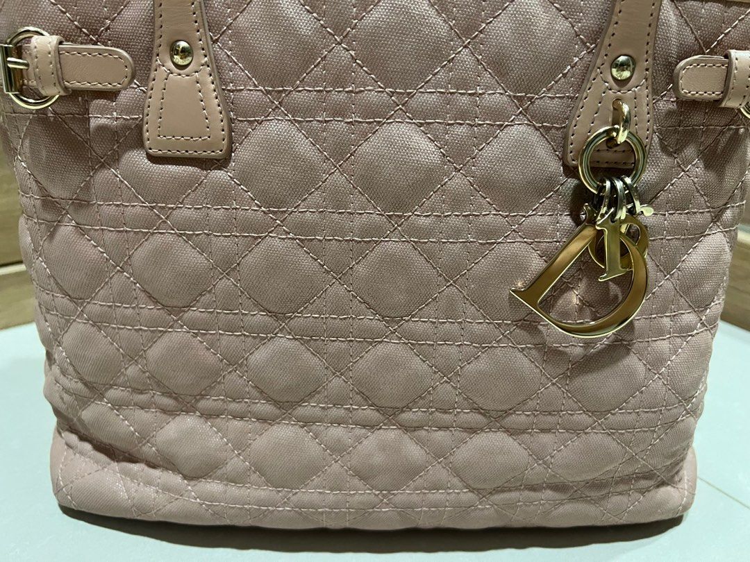 Dior Panarea tote bag - Vintage- (Category: Bags & Wallets) located in Singapore. Submitted by missynie (Listing ID 1357421739, Image 2). Description: Handle in leather Body in canvas.