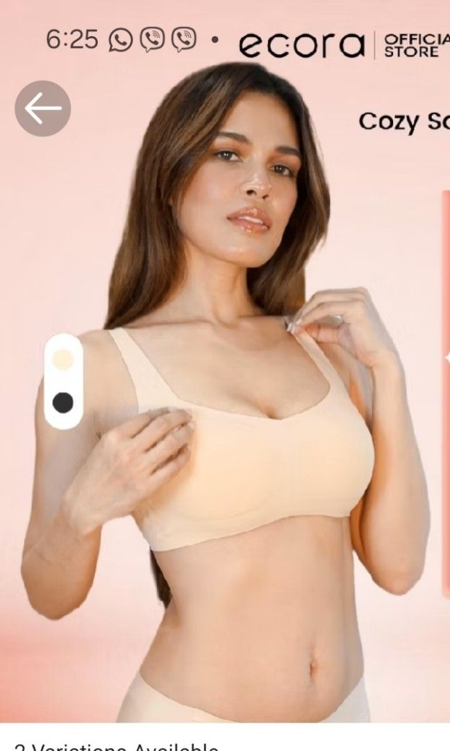Ecora Comfort Bra (Category: Undergarments & Loungewear) located in Marikina City. Submitted by dandandy (Listing ID 1357504192, Image 1). Description: Brand new, complete with packaging. I realized I ordered the wrong size, i ordered without checking the size measurements 😅 so looking for a new home. very good quality bra, buttery feel..