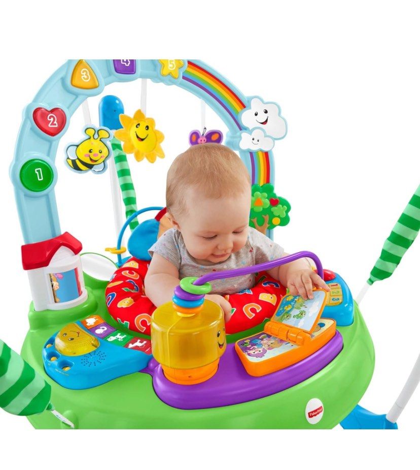 Fisher Price Laugh and learn Jumperoo (Category: Infant Playtime) located in Manila. Submitted by avalanchesonlineshopmainacount (Listing ID 1357528562, Image 3). Description: Mall demo pullout items means ginamit pang demo.