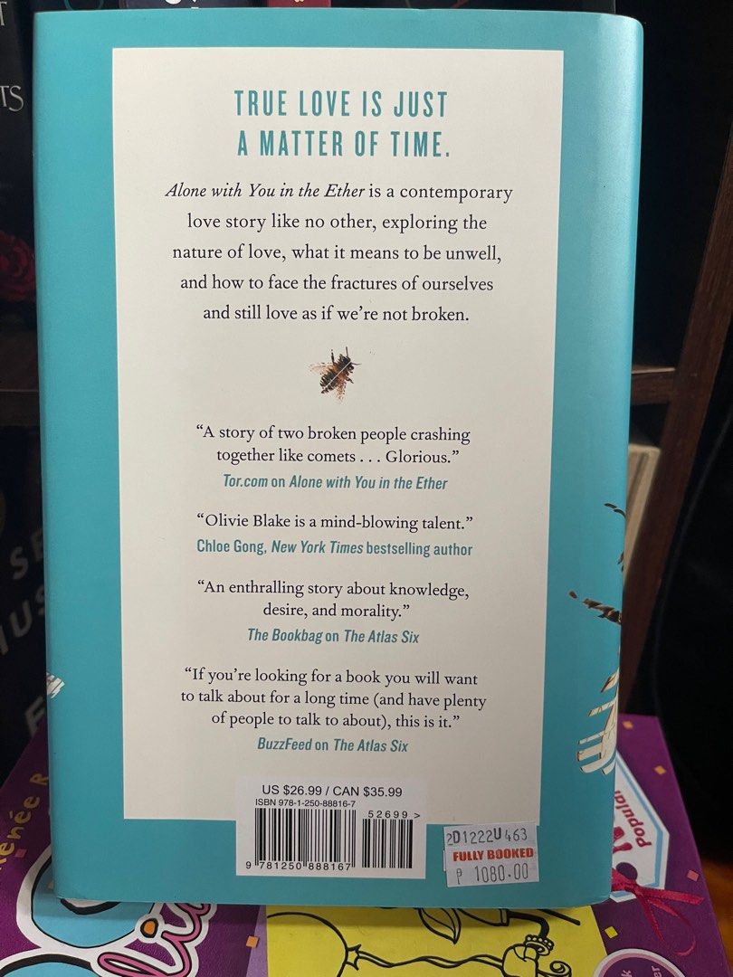 Alone With You In The Ether - HARDCOVER (Category: Storybooks) located in Bacoor. Submitted by da.clutter (Listing ID 1357458589, Image 2). Description: - in great condition! - has yellowish color on the outer pages - bought in fullybooked .
