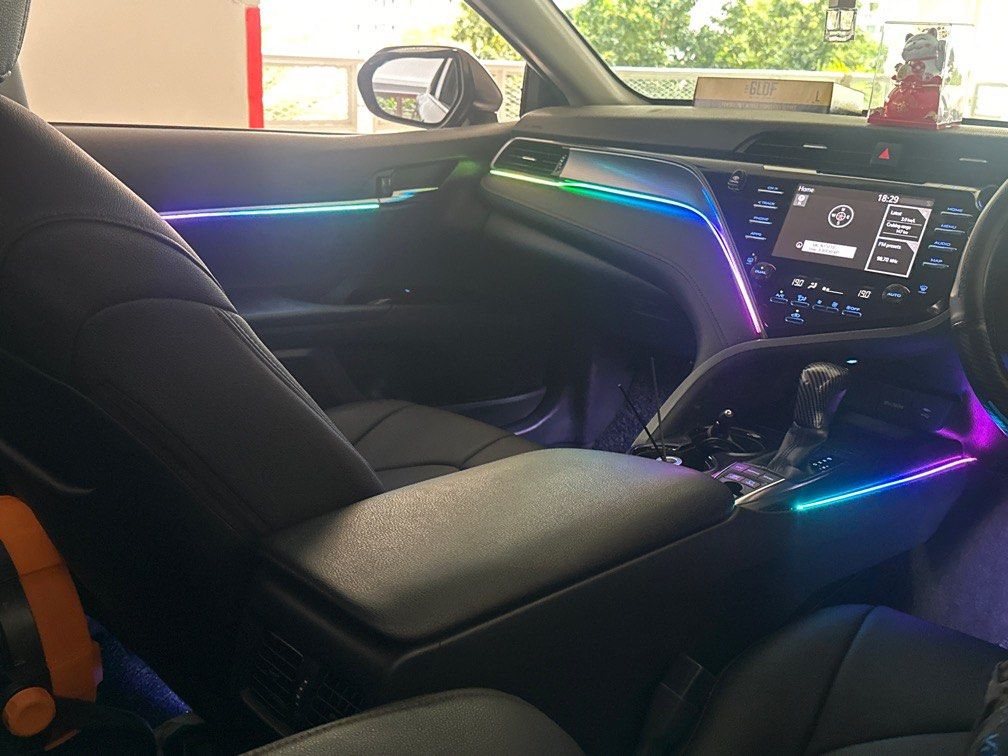 Promotion 2025 Mercedes BMW Audi Volkswagen Honda Toyota Nissan Hyundai Kia Lexus Porsche Mazda Premium Interior 256 Led Ambient Light Legroom Air con vent Tweeter (Category: Accessories) located in Singapore. Submitted by carbonsteercardesign (Listing ID 1357425122, Image 3). Description: Promotion 2025 Mercedes BMW Audi Volkswagen Honda Toyota Nissan Hyundai Lexus Porsche Kia Mazda Premium Interior 256 Led Ambient Light Legroom Air con vent Twe