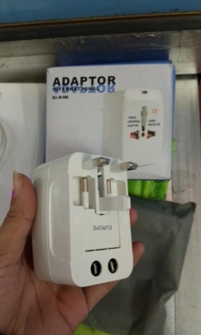 International travel adaptor (Category: Cables & Adaptors) located in Manila. Submitted by iliasjen (Listing ID 1357580358, Image 1). Description: .