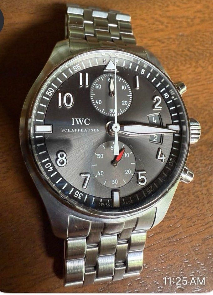 IWC Spitfire Chronograph 43mm (Category: Luxury Watches) located in Muntinlupa City. Submitted by onemanila (Listing ID 1357411746, Image 1). Description: Will provide more photos if interested. Personal watch bought from store and not from resellers. .