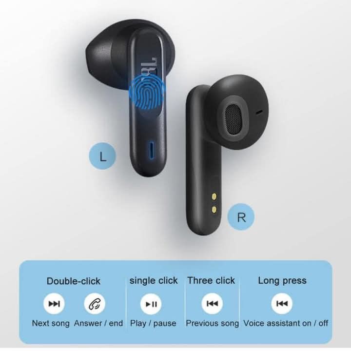 JBL Wave300TWS Earbuds color: Blue/ Pink (Category: Earphones) located in Manila. Submitted by iliasjen (Listing ID 1357422255, Image 2). Description: JBL Wave300TWS Earbuds color: Blue/ Pink.