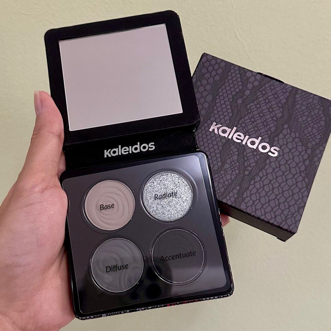 KALEIDOS QUAD PALETTE MAKEUP (Category: Makeup) located in Mandaluyong City. Submitted by annyeong07_ (Listing ID 1357478446, Image 1). Description: .