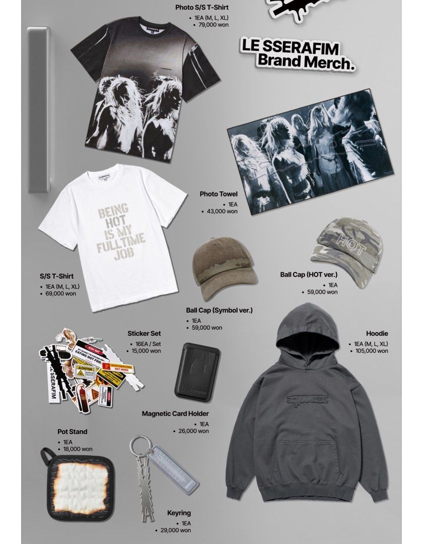 LE SSERAFIM — 2025 S/S POP UP: THE HOT HOUSE (Official Merch
