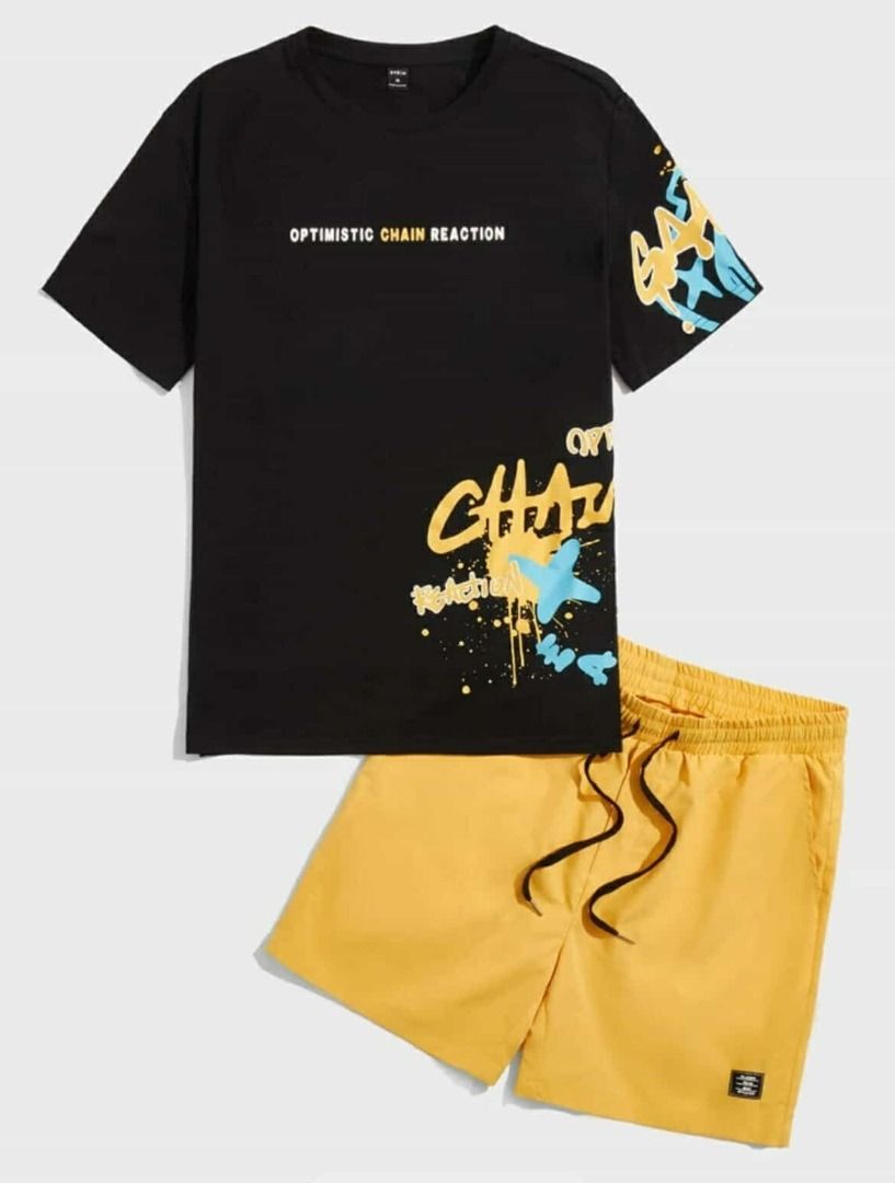 MANFINITY | SHEIN TERNO YELLOW COORDS SMALL- LARGE MEN (Category: Sets & Coordinates) located in Valenzuela. Submitted by kristhingss (Listing ID 1357548659, Image 2). Description: NO ISSUE 1. PLEASE READ 1ST PICTURE FOR MEASUREMENTS AND DESCRIPTION. 2. COLOR MAY VARY DUE TO LIGHTING. 3. ISSUES WILL BE MENTION IF THERE’S ANY. 4. PM FOR MORE INFO..