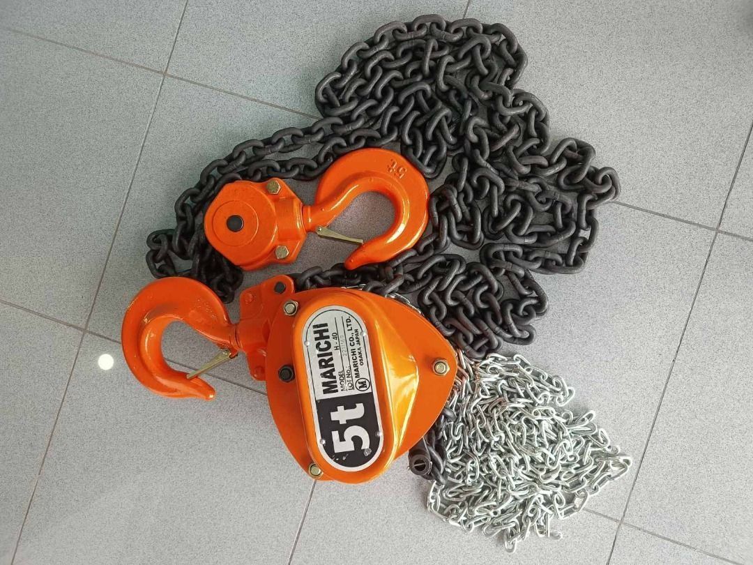 Manual Chain Block made in Japan, Commercial & Industrial, Industrial ...