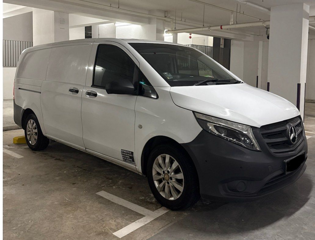 Mercedes-Benz Vito 114 CDI Auto (Category: Used Commercial Vehicles for Sale) located in Singapore. Submitted by captainsingapore (Listing ID 1357543299, Image 3). Description: Clean and well maintained interior Best in class drive, wear and tear replaced (Engine mounting, Gearbox mounting, lower arms assembly) Cheapest depreciation, no GST, direct seller no other loan or admin fees 4 x Giti Commerical tyres installed Cycle & Carriage unit.