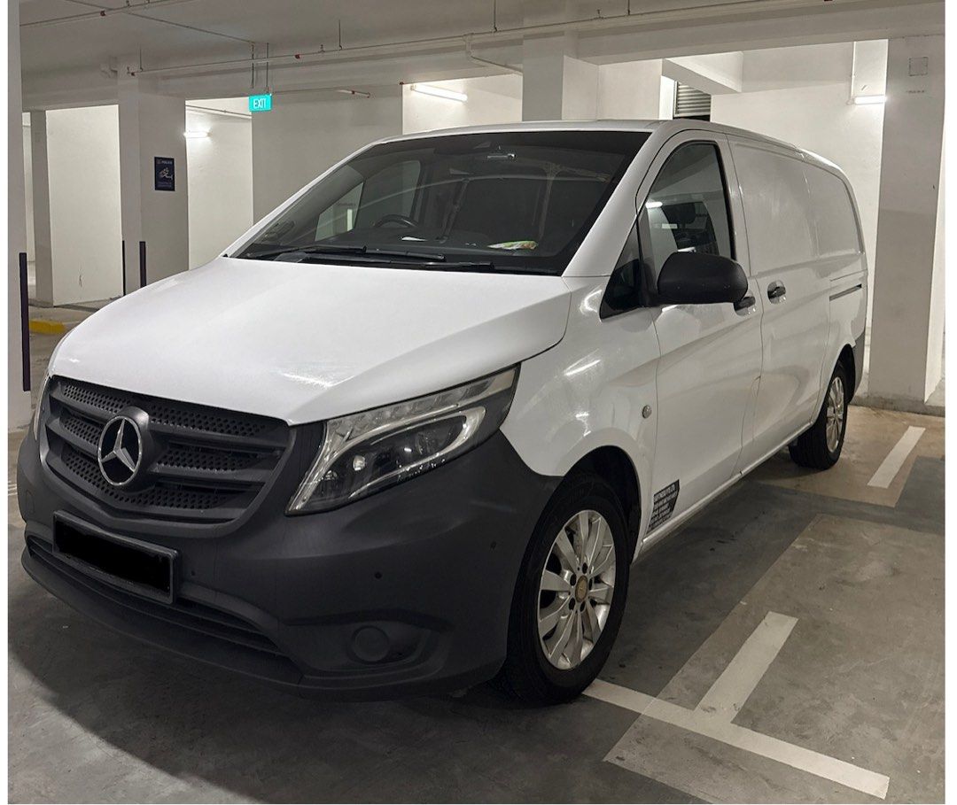 Mercedes-Benz Vito 114 CDI Auto (Category: Used Commercial Vehicles for Sale) located in Singapore. Submitted by captainsingapore (Listing ID 1357543299, Image 2). Description: Clean and well maintained interior Best in class drive, wear and tear replaced (Engine mounting, Gearbox mounting, lower arms assembly) Cheapest depreciation, no GST, direct seller no other loan or admin fees 4 x Giti Commerical tyres installed Cycle & Carriage unit.