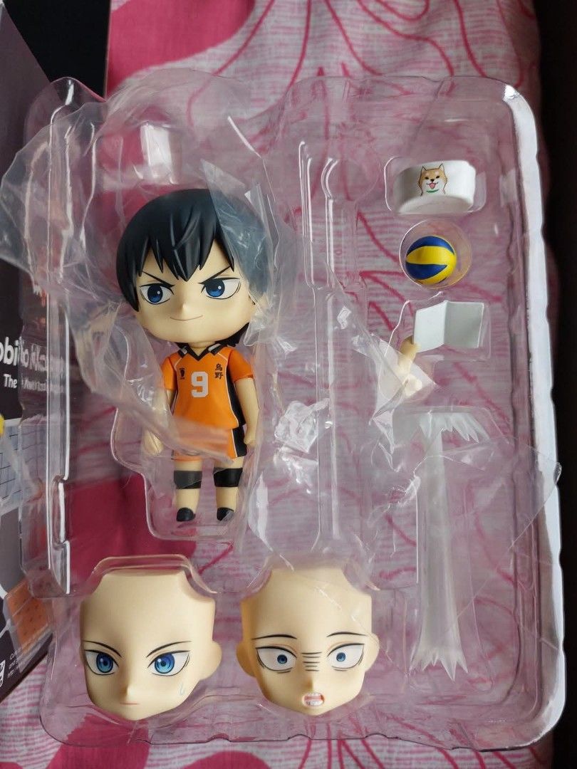 Nendoroid 1455 Kageyama Tobio (Category: Figurines & Statues) located in Cavite. Submitted by 43ba783793c06eb1bf6d4e9bd19b55 (Listing ID 1357419430, Image 2). Description: Nendoroid 1455 Kageyama Tobio BIB Incomplete parts -no pole -no court base and connectors Box: 8/10 no dents but has some yellowish color due to storage. X sensitive buyers 1000.