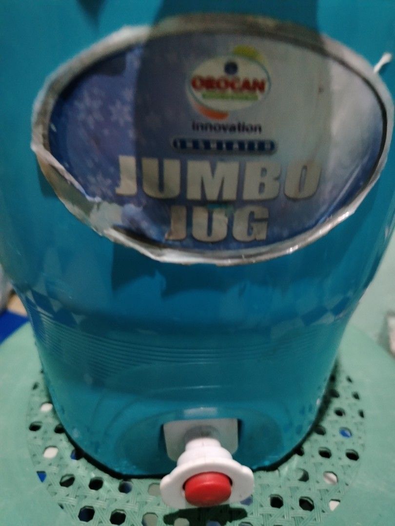 OROCAN WATER JUG (Category: Pitchers & Dispensers) located in San Mateo. Submitted by dannyvargas (Listing ID 1357449662, Image 1). Description: Rush selling po orocan water jug 250 only very good condition lalamove pick up kalusugan st sandigan bayan commonwealth qc.