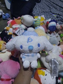 Sanrio Cinnamoroll Milk Plush Soft Stuffed Toy Doll Baby White Winter Muffler JP