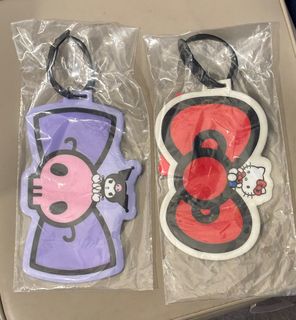 (剩Kuromi )Sanrio Kuromi / Hello Kitty PVC card case 三麗鷗 庫洛米 可羅米 / 吉蒂貓 凱蒂貓 PVC 卡套 行李掛牌 手袋掛飾 名牌 行李箱名牌64209179520897110