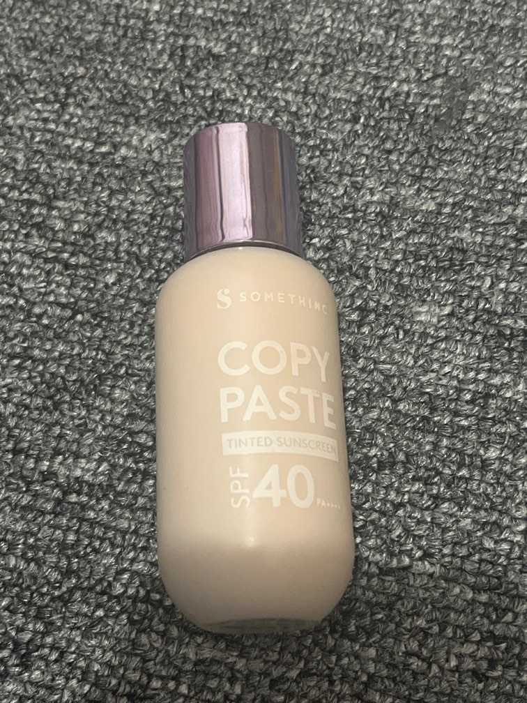 Somethinc copy paste tinted sunscreen shade linen, Kesehatan ...