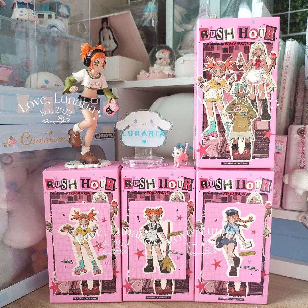 Peach Riot Rush Hour Series Figures Blind Box - Gigi - Diner, Hobbies ...