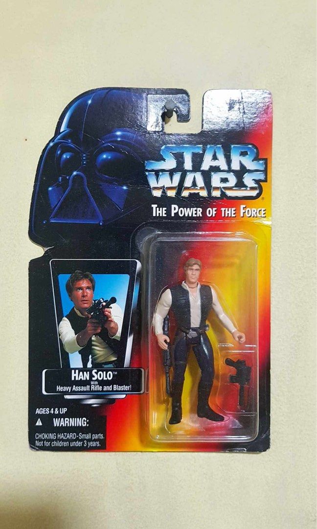 Star Wars Han solo POTF 2 Wave 1 red card (Category: Figurines & Statues) located in Quezon City. Submitted by collectorstherapy (Listing ID 1348336706, Image 1). Description: Condition : Sealed, minor crease location: Bagong Pag-Asa Quezon City payment: Gcash or COD, COP shipping: Lalamove, Grab, LBC pick up: Bagong Pag-Asa Quezon City.