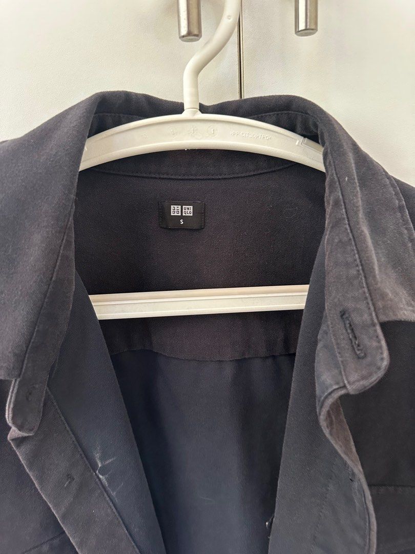 Uniqlo Overshirt Jacket - Navy blue (Category: Coats, Jackets and Outerwear) located in Taguig. Submitted by dany29 (Listing ID 1357444265, Image 2). Description: excellent condition. Washed with care..