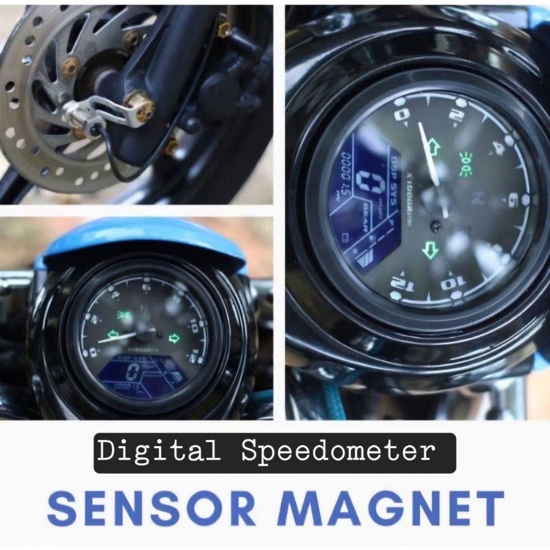 Universal Speedometer (Category: Motorcycle Accessories) located in Singapore. Submitted by kingcrawler (Listing ID 1357464068, Image 3). Description: Universal Digital Speedometer for many motorcycle, can fit on Naked bikes, scooters and more. Simple installation. Outer ring speedo adaptor included. (Usually sold separately) #digitalSpeedometer #motorcyclespeedo #vespa #xsr155 #yamaha #kawasaki #honda #harley #caferacer #custombikes.
