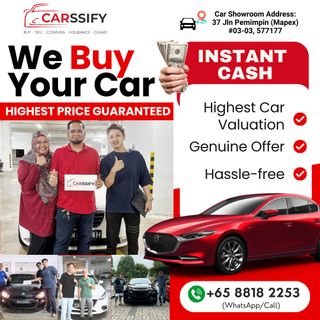 (Category: ) located in . Submitted by carssify_singapore (Listing ID 1328356647, Image 1). Description: .