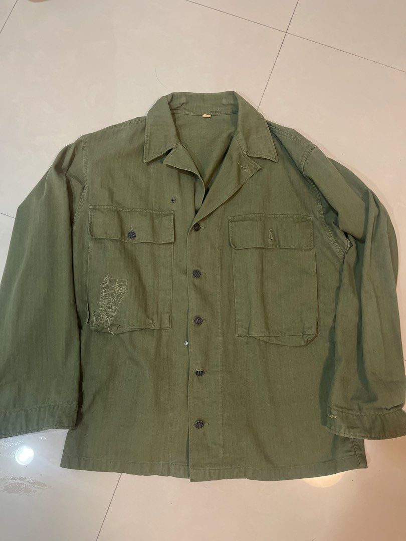 RRL 1940S M-43 WWII HBT UTILITY JACKET 1940's WWII USMC