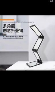 鏡子四面折叠鏡子可後視看頭頂整理頭髮後腦勺隨身化装鏡64168639823617110