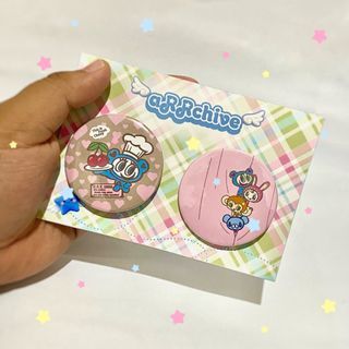 Angel Blue / Mezzo Piano / Daisy Lovers button pins | SET A 🪽(unofficial anik anik heisei retro trinket)