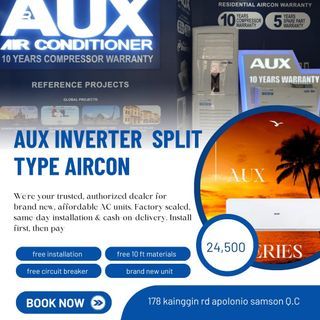AUX split type aircon