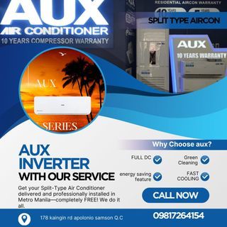 AUX split type aircon