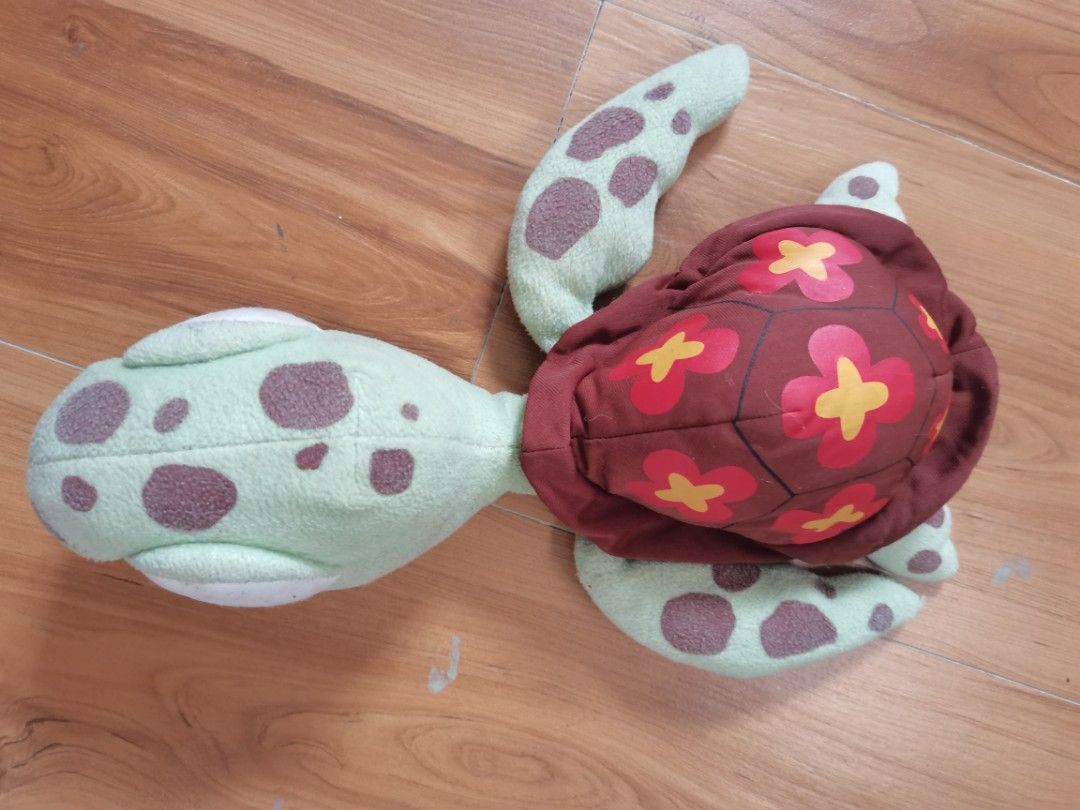 Big Turtle Plush from Disney Moana/Finding Nemo (Category: Plushies & Soft Toys) located in Makati City. Submitted by zinakiel (Listing ID 1357746906, Image 3). Description: Big Turtle Plush from Disney Moana/Finding Nemo NEED WASH Very RARE and Hard to find!! No discoloration or damage RFS: Used once. Already serves its purpose. No longer needed. Spare from my baby's milestone collection..