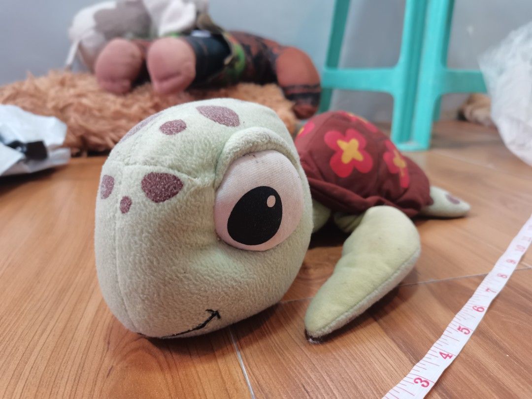 Big Turtle Plush from Disney Moana/Finding Nemo (Category: Plushies & Soft Toys) located in Makati City. Submitted by zinakiel (Listing ID 1357746906, Image 2). Description: Big Turtle Plush from Disney Moana/Finding Nemo NEED WASH Very RARE and Hard to find!! No discoloration or damage RFS: Used once. Already serves its purpose. No longer needed. Spare from my baby's milestone collection..
