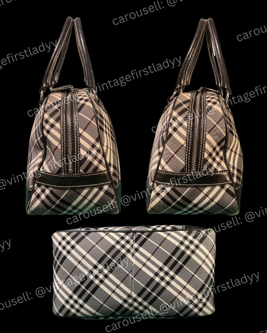 Vintage 2000s Burberry Blue Label Nova Check Handbag