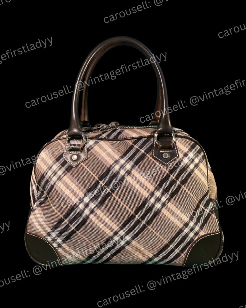 BURBERRY Blue Label Pink Nova Check (Nylon) (Category: Luxury Bags & Wallets) located in Taguig. Submitted by thevintagecoffer (Listing ID 1357670186, Image 1). Description: 100% AUTHENTIC - Burberry Blue Label inscription in hardware - YKK inscribed zippers - VERY GOOD CONDITION (10/10).